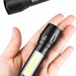 EL Feneri Uzun Menzilli Usb Şarj Edilebilir Kamp Lambası - Vipsepet