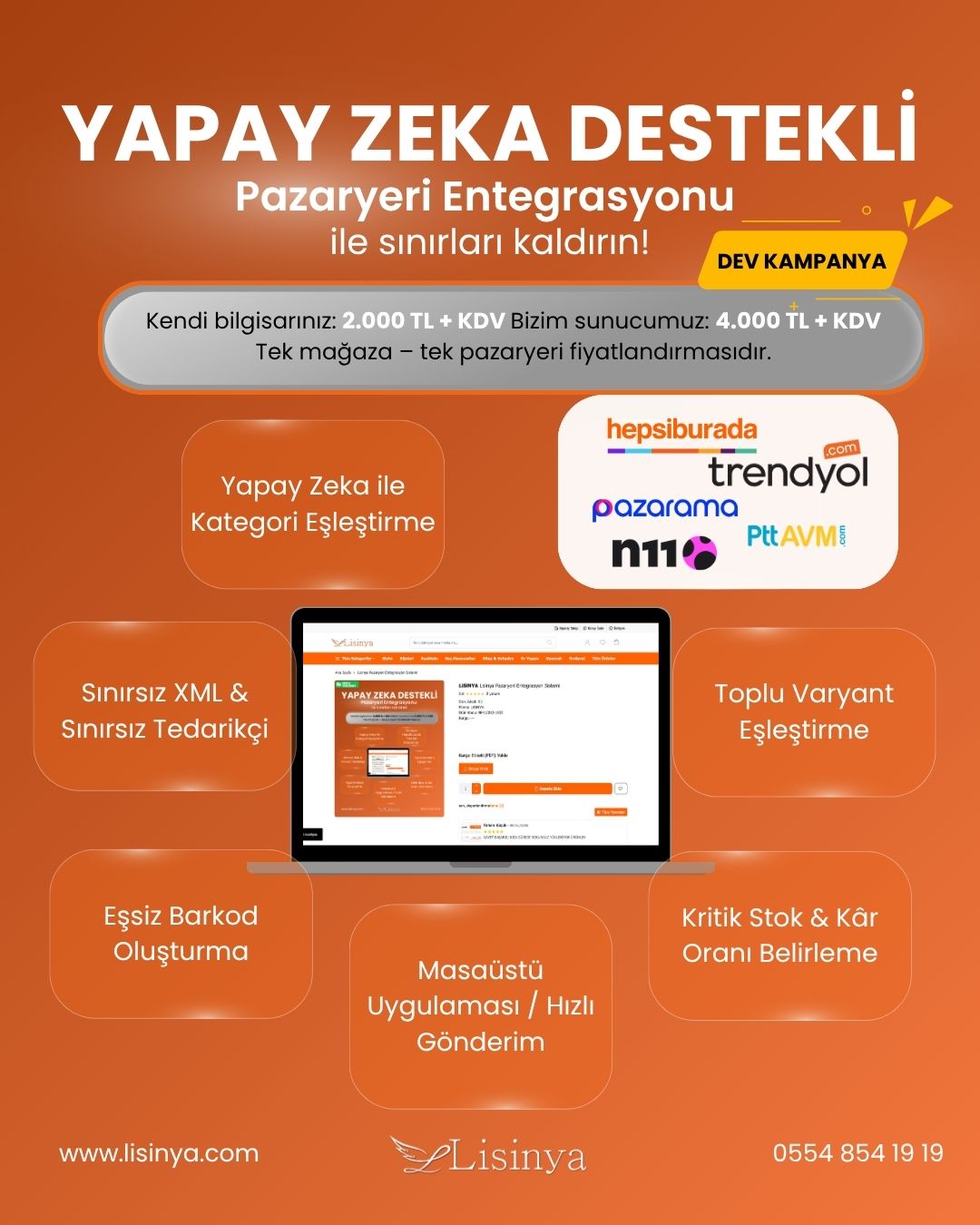 entegrasyonkampanya2 Vipsepet Pazaryeri Entegrasyon Sistemi - Görsel 1