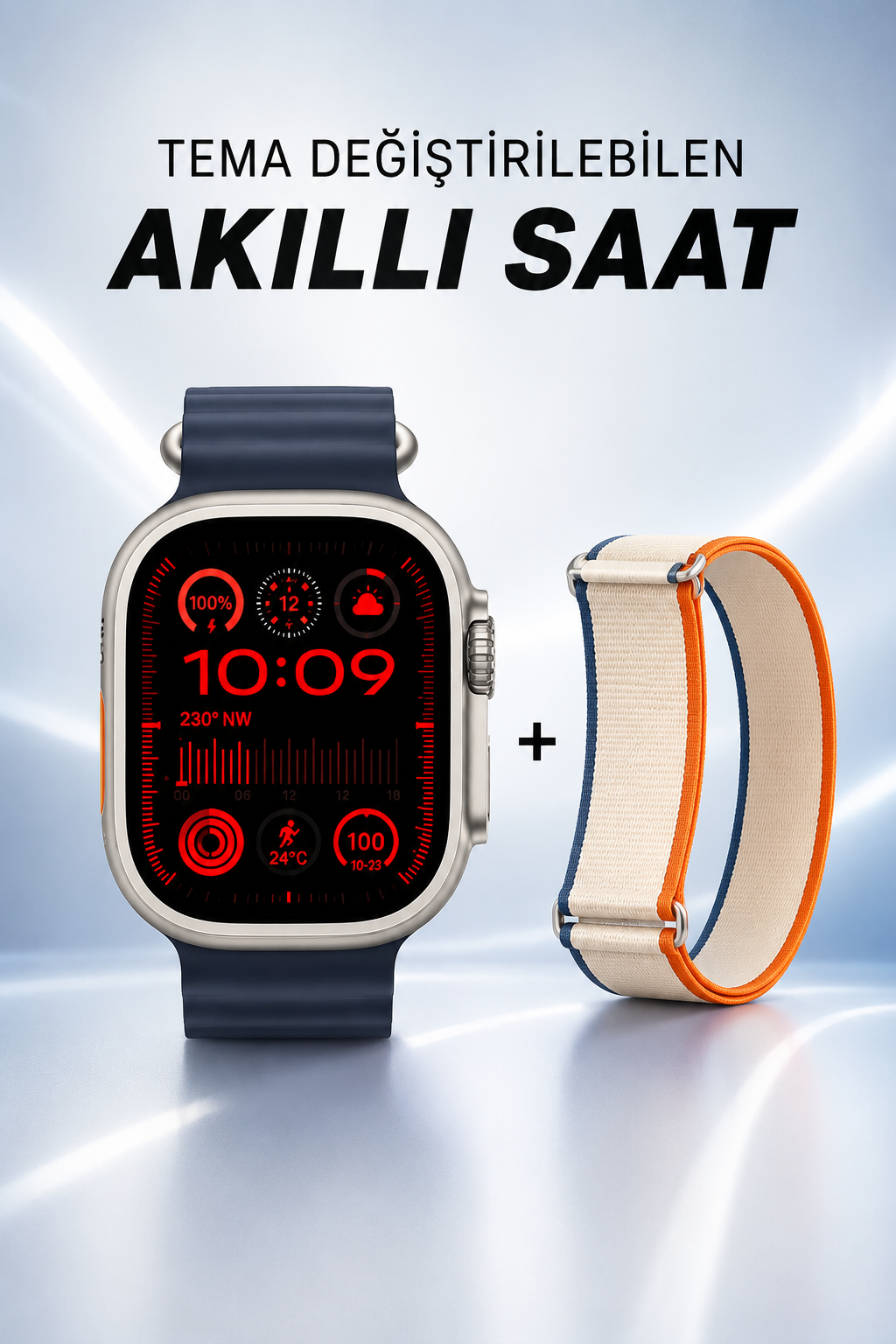 f47407e9-b01f-43d3-afa4-021592a6d7f5 Akıllı Saat Yeni Nesil Sesli Asistan Uyku ve Sağlık Takibi Adımsayar - Vipsepet - Görsel 1