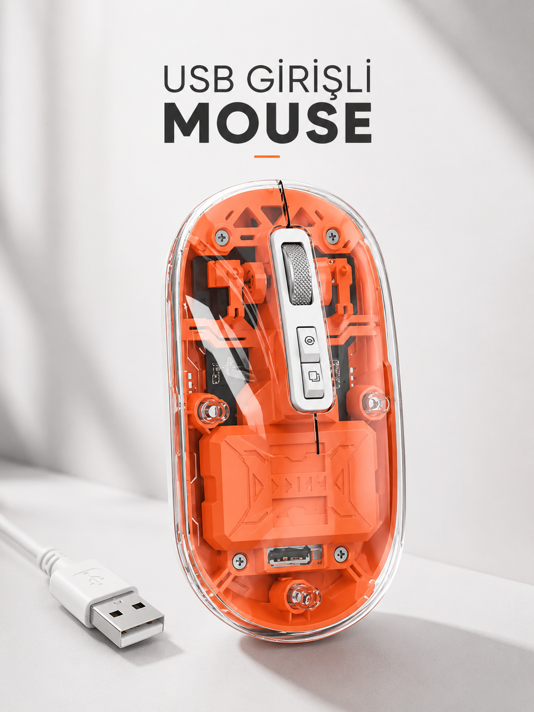 fe8b7c2b-2009-4fdb-988e-ffa847505900 Sessiz Kablosuz USB Girişli Mouse Fare Yüksek Performanslı - Vipsepet - Görsel 1