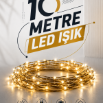 10 Metre Led Işık Gün Işığı Her Ortama Uygun Ampüllü - Vipsepet