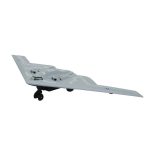 HW777-20 - Çek Bırak Metal Uçak Sesli Işıklı - Gri (Vipsepet)