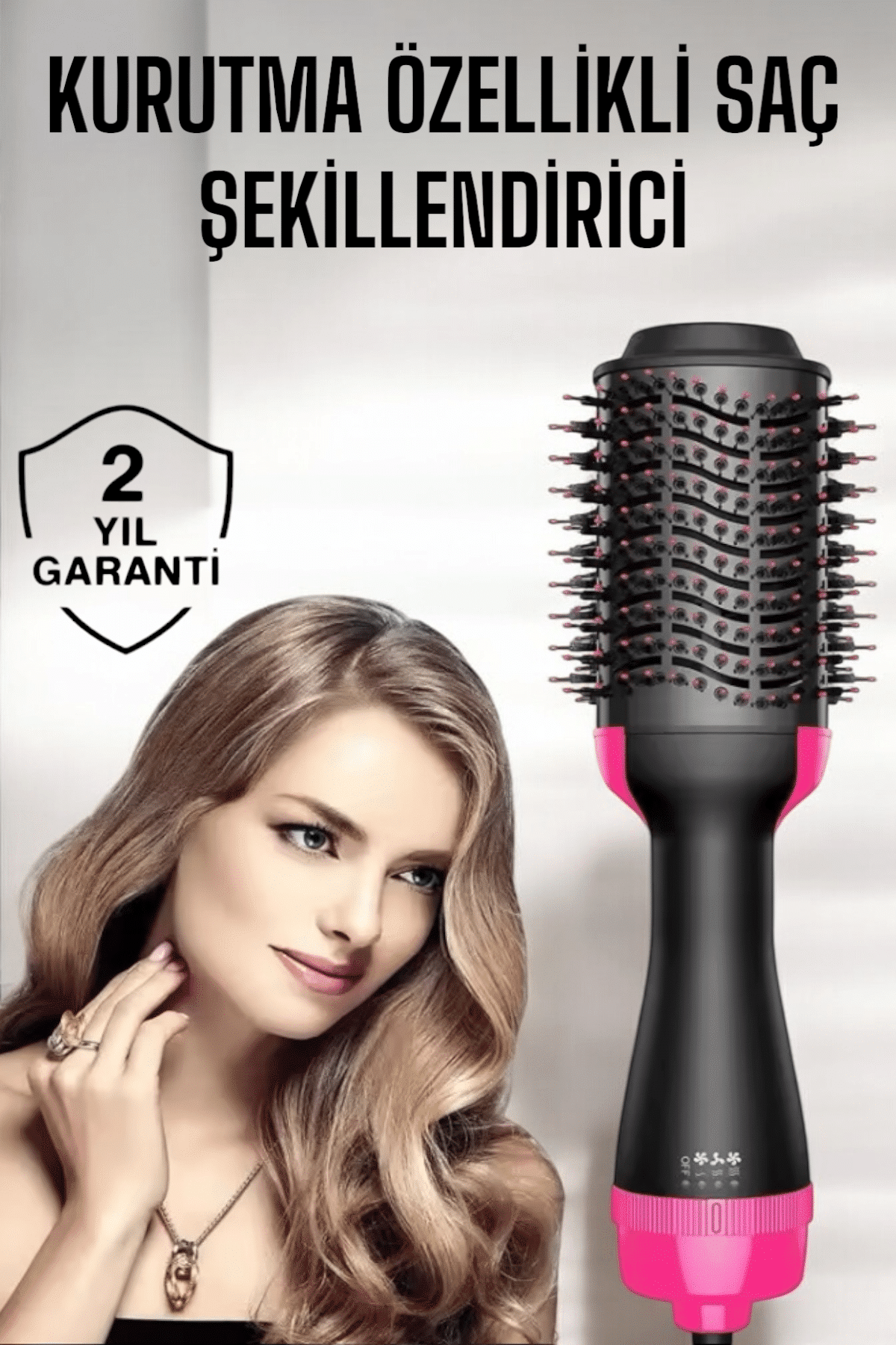 img-2626-photoroom-1 1200 Watt Gücünde, Negatif İyon Teknolojili, 3 Isı Kademeli Fön Tarağı - Vipsepet - Görsel 1