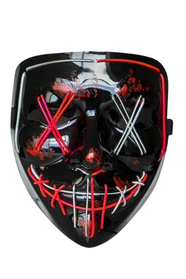 Compressed by jpeg-recompress Işıklı Led Maske Parti Eğlence Maskesi Hallowen Neon Maske - Vipsepet - Görsel 1