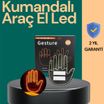 Kablosuz Kumandalı LED Jest Işığı – 3 Modlu Araba Arkası Mesaj Işığı, 203 LED ile Yüksek Parlaklık - Vipsepet