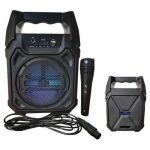 Karaoke Mikrofonlu Fm Radyolu Bluetooth Hoparlör Yüksek Ses Kaliteli - Vipsepet