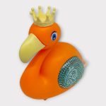 Kurmalı Işıklı Sevimli Flamingo - Turuncu (Vipsepet)