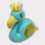 Kurmalı Işıklı Sevimli Flamingo - Yeşil (Vipsepet)