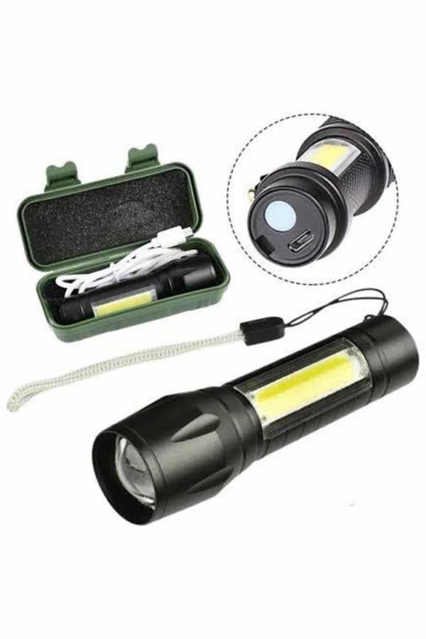 Compressed by jpeg-recompress Led Lamba El Feneri Küçük Taşınabilir USB Şarjlı Acil Durum Lambası - Vipsepet - Görsel 1
