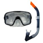 Maske Şnorkel Safari Dalış Seti Tepered Cam - 2186A/113CSB  (Vipsepet)