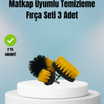 Matkap Uyumlu Temizlik Fırçası – Kablolu ve Akülü Matkaplarla Kullanılabilir - Vipsepet