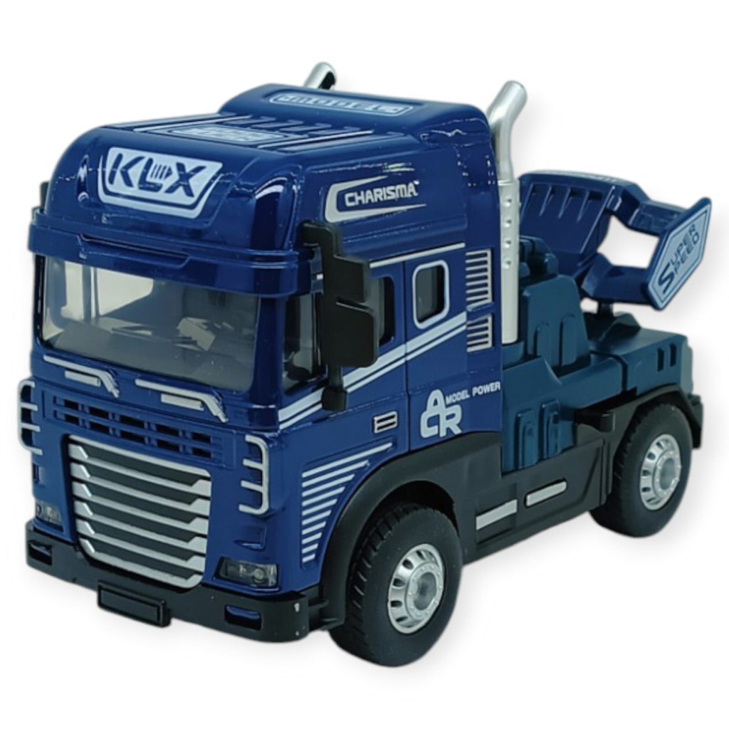 metal-tir-1-24-sesli-isikli-tir-13-cm-lacivert-41340 Metal Tır 1:24 - Sesli Işıklı Tır 13 cm - Lacivert (Vipsepet) - Görsel 1