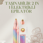 Mini Elektrikli Epilatör Cihazı – USB Şarjlı, Acısız Yüz ve Kaş Bakım Aleti - Vipsepet