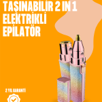 Mini USB Şarjlı Elektrikli Epilatör – Kaş ve Yüz Tüy Temizliği İçin 2'si 1 Arada - Vipsepet