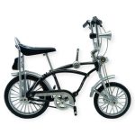 Model Araçlar -1:8 Metal Retro Pinokyo Bisiklet - Die -Cast 17 cm - Siyah (Vipsepet)