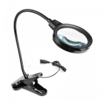 Nikula-12 Led Clipslı Işıklı Büyüteç,işıklı Masa Lambası çalışma Lambası ( Vipsepet )