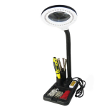 Nikula-Esnek 5X /10x,40 LED ışıklı büyüteç ,lamba  büyüteç okuma, çalışma lehim masa lambası A808 ( Vipsepet )