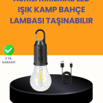 Akıllı Sensörlü USB Şarjlı Kamp Lambası - Vipsepet