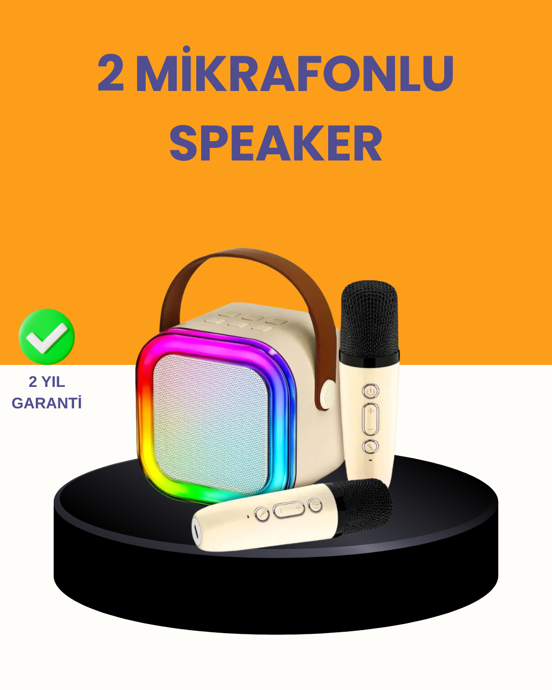 orange-and-purple-modern-illustration-web-development-instagram-post Çift Mikrofonlu Kompakt Karaoke Hoparlör – Uzun Pil Ömrü - Vipsepet - Görsel 1
