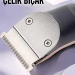 Paslanmaz Çelik Bıçaklı Hassas Çelik Bıçaklı Tıraş Makinesi - vipsepet