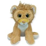 Peluş Cam Gözlü Hayvanlar 25 cm - Aslan (Vipsepet)