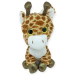 Peluş Cam Gözlü Hayvanlar 25 cm - Zürafa (Vipsepet)