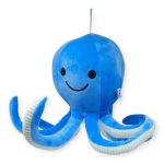 Peluş Sevimli Ahtapot 30 cm - Mavi (Vipsepet)