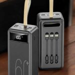 Powerbank 60.000 MAH 4 Portlu Uzun Şarj Süreli Dijital Göstergeli - vipsepet