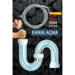 Profesyonel Kanal Açma Sprali Kanal Gider Tıkanık Açıcı 5 mt ( Vipsepet )