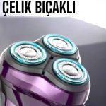 Profesyonel Şarjlı Saç ve Sakal Tıraş Makinesi Hassas Kesim - vipsepet
