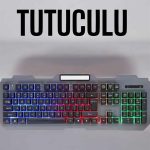 Q Klavye RGB Işıklı Klavye Ve Mouse Seti Kablolu Mouse Hediyeliş - Vipsepet