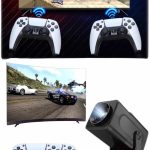 Retro Video Oyunu Konsolu Android Tv El Oyun Konsolu WIFI Taşınabilir Projeksiyon Cihazı - Vipsepet