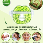 Salatalık Yüz Maske Jel Sıcak Soğuk Kullanım Rahatlatıcı ( Vipsepet )
