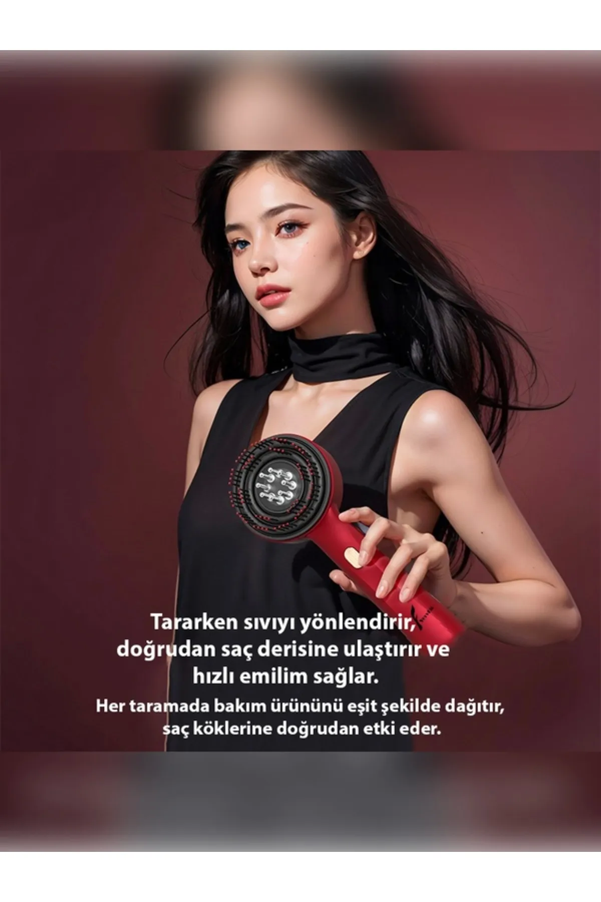 sarjli-ve-titresimli-sac-masaj-taragi-bakim-yagi-hazneli-firca-15033980-sw1200sh1800 Şarjlı Ve Titreşimli Saç Masaj Tarağı Bakım Yağı Hazneli Fırça ( Vipsepet ) - Görsel 1