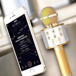 Şarjlı ve Uzun Pil Ömürlü Karaoke Mikrofon USB Bellek Destekli, Profesyonel Ses - Vipsepet