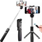 Selfie Çubuğu Tripod Bluetooth Kumandalı Selfie Çubuğu Telefon Tutucu - Vipsepet