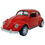 Sesli Işıklı Vosvos Araba 15 cm - 32111D - Kırmızı (Vipsepet)