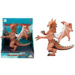Standlı Ejderha Figürü  13 cm - Kahverengi (Vipsepet)