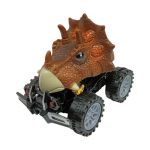 Sürtmeli Dinazor Robota Dönüşen Araba 14 Cm - Kahverengi (Vipsepet)