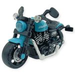 Sürtmeli Işıklı Sesli Chopper Motor Turkuaz 15cm (Vipsepet)