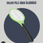Taşınabilir Elektronik Sinek Swatter – Kimyasal İçermeyen, Ergonomik Tasarım - Vipsepet
