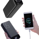 Taşınabilir Powerbank 50.000 mAh 4 Girişli Hızlı Şarj Led Göstergeli Fenerli Şarj - Vipsepet