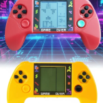 Taşınabilir Tetris Oyun Konsolu Renkli Retro Oyun Aleti Çocuklar İçin Eğlenceli Mini Konsol ( Vipsepet )