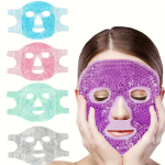 Terapi Jel Yüz Maskesi Soğuk Ve Sıcak Boncuklu Ayarlanabilir Maske (Mor) ( Vipsepet )