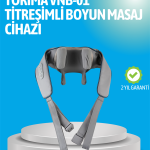VNB-01 Titreşimli Boyun Masaj Aleti Gri Renk - Vipsepet
