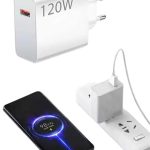 Type C Yüksek Hızlı Şarj Aleti Beyaz 120W Ultra Uzun Ömürlü - Vipsepet
