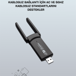 USB WiFi Adaptör – 1200 Mbps Hız - Vipsepet
