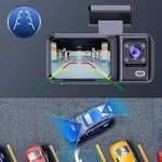 Ön ve Arka Kameralı 2 İnç 1080P Full HD DVR Araç İçi Ekran - Vipsepet