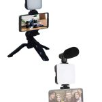 Video Making Kit Telefon Tutucu Vlog Video Mini Led Işıklı - vipsepet