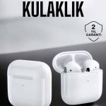 Yeni Nesil Pro Bluetooth Kulaklık Uzun Pil Ömrü Beyaz - vipsepet